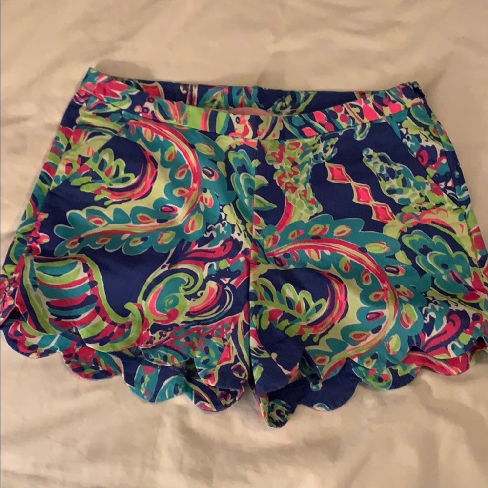 Lilly Pulitzer Scalloped Shorts